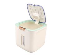 Dispensador de Arroz, Recipiente de Arroz con Taza Medidora y Tapa Capacidad de 22 Libras Barril de Almacenamiento de Granos Sellado Contenedor de Almacenamiento de Arroz