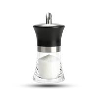 Dispensador de azúcar, 100 ml, agitador de tarro de azúcar acrílico para el hogar, accesorios para utensilios de cocina con boquilla de acero inoxidable para granulado o