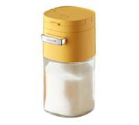 Dispensador de azúcar de vidrio con control de porciones de 0 5 g para una dulzura precisa y una alimentación saludable, almacenamiento de vidrio con tapa sellada para mantener el azúcar fresco y las