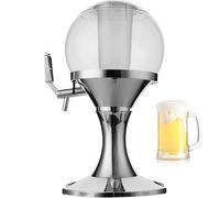 Dispensador de bebidas a prueba de fugas con enfriador de hielo, torre de bebidas de mesa de 3.5 L para cerveza, cócteles y jugos