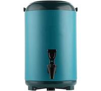 Dispensador de bebidas aislado con grifo, barril de doble pared para bebidas frías y calientes, perfecto para fiestas y bufés, capacidad de 8 l/10 l, enfriador de bebidas duradero y elegante