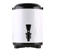 Dispensador de bebidas aislado con grifo, ideal para café, jugo, té, sidra, leche, diseño de doble pared para una retención excepcional de la temperatura