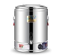 Dispensador de bebidas aislado con grifo para catering, urna de agua caliente de acero inoxidable para un servicio eficiente