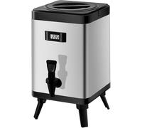 Dispensador de bebidas aislado con termómetro para bebidas frías y calientes