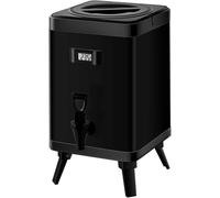 Dispensador de bebidas aislado con termómetro para bebidas frías y calientes