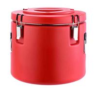 Dispensador de bebidas aislado, cubo de transporte refrigerado comercial para bebidas frías, portador de bebidas para té con leche y café, capacidad de 20 litros