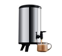 Dispensador de Bebidas Aislado de Acero Inoxidable, Termo para Bebidas Calientes y Frías con Triple Aislamiento para Café, Zumo, Cócteles - Ideal para Fiestas, Barbacoas, Bodas y Oficina