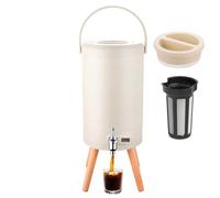 Dispensador de bebidas aislado, dispensador de agua caliente de acero inoxidable de 5 litros con filtro, pantalla LED, dispensador térmico con grifo para café, té y leche