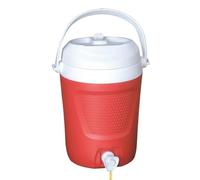 Dispensador de bebidas aislado | Enfriador de bebidas | Contenedor de agua portátil de 4 litros | Cubo térmico para acampar frío y caliente, tanque de almacenamiento de hielo, equipo de senderismo