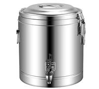 Dispensador de bebidas aislado, urna de acero inoxidable para té, café, catering, eventos, capacidad de 50 litros