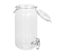 Dispensador De Bebidas Barril de vidrio for bebidas con grifo for almacenamiento y dispensador Para CóCteles, Jugos Y Agua