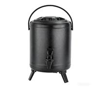 Dispensador de Bebidas Comerciales de Acero Inoxidable con Grifo, Calentador de Tazas PortáTil para Exteriores, Caliente y FríO, PreparacióN RáPida para Leche(C,8L)