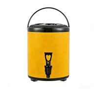 Dispensador de Bebidas con Aislamiento, Dispensador de Hielo y Bebidas Calientes con Interior y Pico de Acero Inoxidable, para Bares y Familias(D,8L)