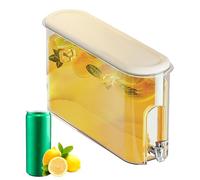 Dispensador de bebidas con espiga, jarra de agua, recipiente de retención de bebidas frías, detalle de construcción de grifo de fácil flujo, propósito de servir gratis, ideal para eventos de limonada