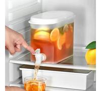 Dispensador De Bebidas Con Grifo, 2.8 L Jarra De Agua Para neveras Con Dispensador, Recipiente De Bebidas Para Frigorífico, Dispensador De Agua Con Grifo, Para Bebidas De Fiesta, Jugos, Té Helado