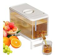 Dispensador de bebidas con grifo, 4,5 l, gran capacidad, refrigerador, dispensador de agua, zumo de bebidas, dispensador de leche con grifo a prueba de fugas, dispensador de bebidas con grifo para