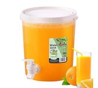 Dispensador de bebidas con grifo, hervidor para refrigerador - Dispensador de hervidor de bebidas para el hogar para refrigerador | Disfruta de una botella de agua cilíndrica para té en fr