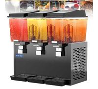 Dispensador de bebidas con grifo, máquina de bebidas frías de acero inoxidable para fiestas, catering, hogar, perfecto para jugo, té, limonada, café helado, cócteles
