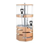 Dispensador De Bebidas Con Soporte, Dispensador De Bebidas Transparente Con Grifo Para Jugo Y Limonada, Cristalería Para Fiestas Y Bodas Copper plating 8L