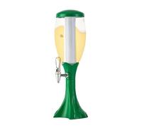 Dispensador de bebidas de 3 litros, cilindro refrigerado, soporte iluminado con LED, boquilla resistente | Estación de bebidas multiusos para fiestas, pubs, etc