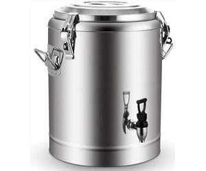 Dispensador de bebidas de acero inoxidable, termo con 20 horas de calor y frío para té, café, agua, disponible en opciones de 10L, 20L, 30L, 40L, 50L, 60L