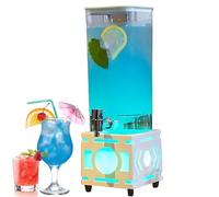Dispensador de bebidas de torre de cerveza, dispensador de bebidas de 3 litros con grifo para fiestas, bar en casa, barbacoa y discotecas, función de iluminación LED