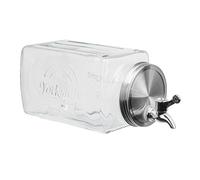 Dispensador de bebidas de vidrio con grifo de 3 l, dispensador de agua, jarra de cóctel, dispensador de zumo, jarra retro de vidrio para bebidas