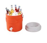 Dispensador de Bebidas Deportivas - Enfriador de agua 3,8 L | Contenedor aislado PP - Diseño térmico de capas para actividades al aire libre, camping, y picas-