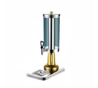 Dispensador de bebidas, dispensador de bebidas con grifo, dispensador de bebidas frías para bebidas de fiesta, jugo, té helado, limonada, infusión fría (1 dorado)