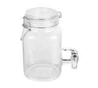 Dispensador De Bebidas Dispensador de bebidas vidrio con grifo, jarra for jugo acero inoxidable Para CóCteles, Jugos Y Agua