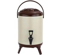 Dispensador de bebidas frías y calientes con caldera y calentador para bufés y catering de eventos