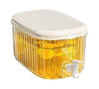Dispensador de bebidas grande - Dispensador de agua con infusión de fruta, recipiente con grifo | Dispensador de bebidas, frigorífico-hervidor frío, jarra para frigorífico, enfriador de bebidas