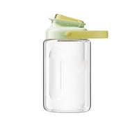 Dispensador de bebidas hermético para el refrigerador, volumen de 3,5 l, con red de filtro integrada y cierre, tapa a prueba de fugas, resistente para agua en casa durante el picnic o al aire