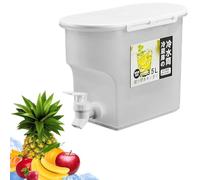 Dispensador de bebidas, hervidor de agua a prueba de fugas | Contenedor de bebidas para , hervidor de agua fría de gran capacidad de 3.5 L, de frutas de escritorio con grifo