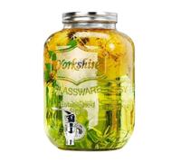 Dispensador de bebidas, jarra transparente a prueba de fugas con grifo, dispensador de zumo con tapa, para buffets de terraza, viajes, cumpleaños, Navidad, bodas, Acción de Gracias