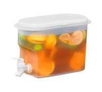 Dispensador de bebidas para frigorífico, 2,8 L, de gran capacidad, de polipropileno, para frigorífico, 2,8 l, hervidor de agua de polipropileno a prueba de fugas, con grifo, , té, limonada, H