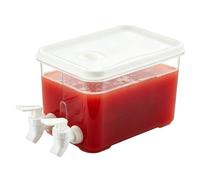 Dispensador de Bebidas para Frigorífico,Portabebidas de 3 Litros - Dispensador De Bebidas Con Grifo - Para Zumos Cócteles Té Refrescos Cocina Encimera Hogar