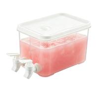Dispensador de Bebidas para Frigorífico,Recipiente de 3L para Bebidas - con Grifo Dispensador de Agua para Refrigerador - Cócteles Té Refrescos Cocina Restaurante Hogar Apartamento