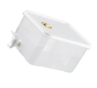 Dispensador de Bebidas para refrigerador, Botella de Agua Transparente de 5L con Grifo ergonómico para Uso Familiar Aire, Jarra de Agua Estable