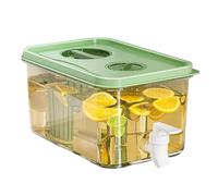 Dispensador de bebidas para , soporte de de soda, té de 2.8 L, dispensador de bebidas para refrigerador, para comedor, picnic, viajes, camping, oficina, cocina, hogar, encimera,