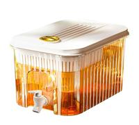Dispensador De Bebidas - Recipiente Grande Para Bebidas Para Frigorífico De 3/5 L, Dispensador De Limonada Para Bebidas | Tanque De Agua Fría, Cubo Bebidas Para Refrigerador Agua Con Filtro Refrescos,