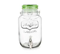 DISPENSADOR DE BEBIDAS | Transparente, Sodo, forma alto, acabado con relieve, 4l