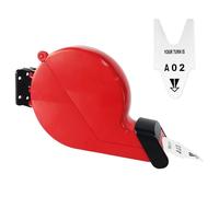 Dispensador de boletos Toma un sistema de números con 1 rollo de papel de 2 dígitos, 4 números de grupos de A01-E99 (2 dígitos, rojo) (rojo-A01-E99)