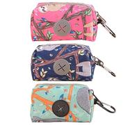 Dispensador de bolsa de caca portátil, soporte de bolsa de residuos para mascotas - Bolsas de recolección de caca para perros Carrier | La elegante herramienta de almacenamiento de apariencia para tod