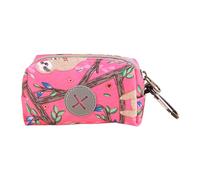Dispensador de bolsas de basura de perros, soporte de bolsas de caca para perros,Bolsas de recolección de caca para Carrier - Herramienta de almacenamiento de diseño impreso para viajar, a casa