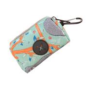 Dispensador de bolsas de basura de perros, soporte de bolsas de caca para perros - Carrier de almacenamiento de de caca,Herramienta de almacenamiento de diseño impreso para viajar, a casa, cami