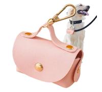 Dispensador De Bolsas De Desechos De Perros: Elegante Portador PU, Conveniente Sujetador De Hebilla, Almacenamiento Compacto A Prueba De Fugas | Gear Gear For Walking Parks Vacations, Limpieza