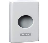 Dispensador de bolsas higiénicas Katrin de plástico, color blanco, para todos los inodoros de mujer