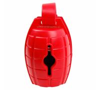 Dispensador de bolsas higiénicas para perros, Granada de mano roja