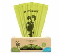 Earth Rated Bolsas para heces de perro, para mascotas a prueba de fugas y extragruesas, perfectas para jardines, Un gran rollo único "Grab and Go", sin aroma, 300 unidades